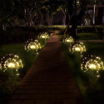 Espiga De Luces 90 Led Solares Resistentes Al Agua - Imagen 4