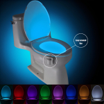 Luz Led Para Inodoro Multicolor Con Sensor De Movimiento - Imagen 3