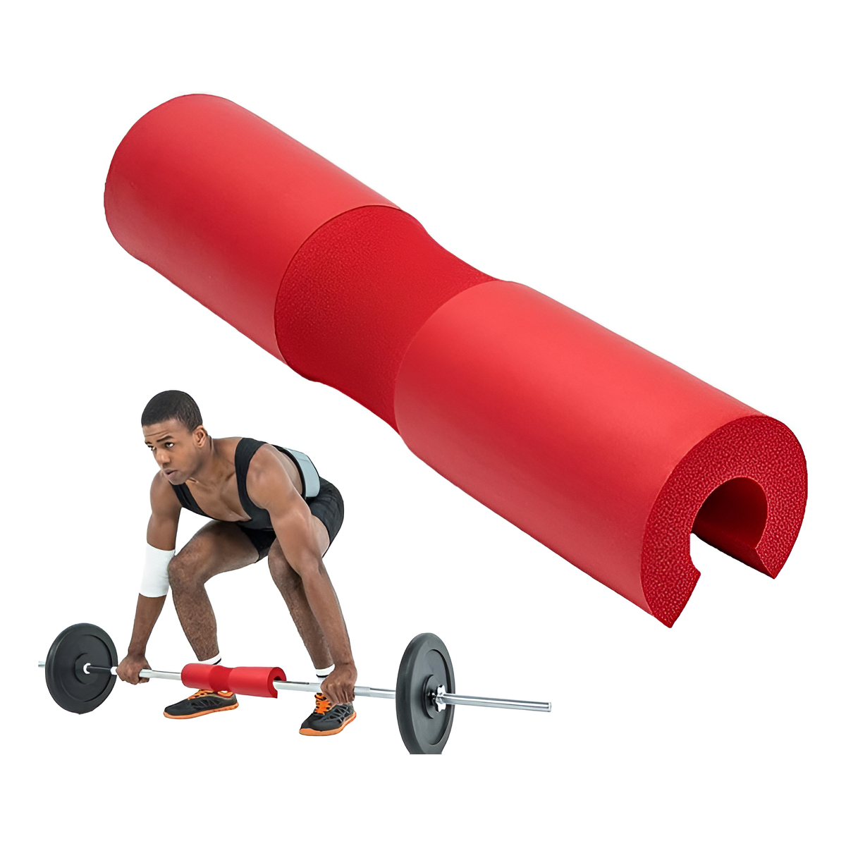 Almohadilla Protectora Ajustable Para Barra Sentadilla - Imagen 9