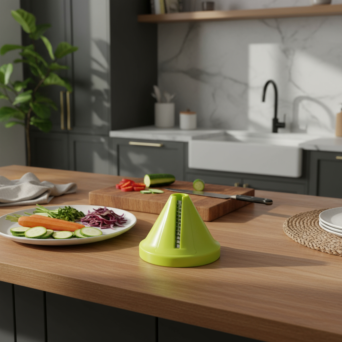 Herramienta Cortador De Frutas Y Verduras Manual - Imagen 4
