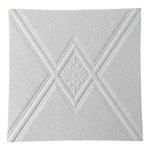Revestimientos Adhesivo Panel 3d Blanco Diseño Triangular