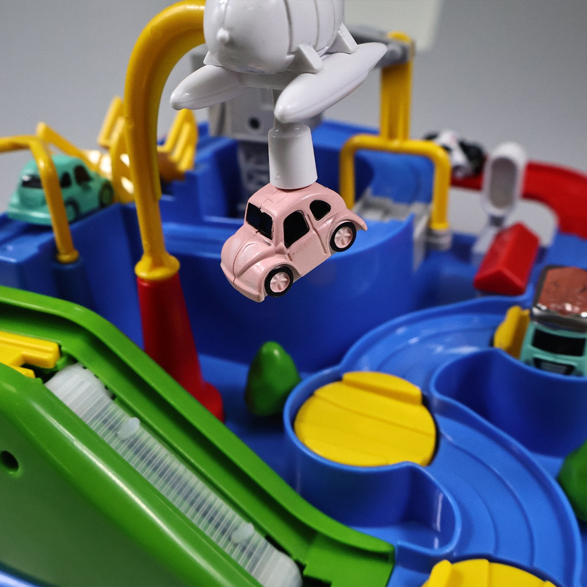 Pista De Autos Didáctica Ideal Niño Pequeño Estacionamiento - Imagen 10