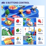 Pista De Autos Didáctica Ideal Niño Pequeño Estacionamiento - Imagen 5