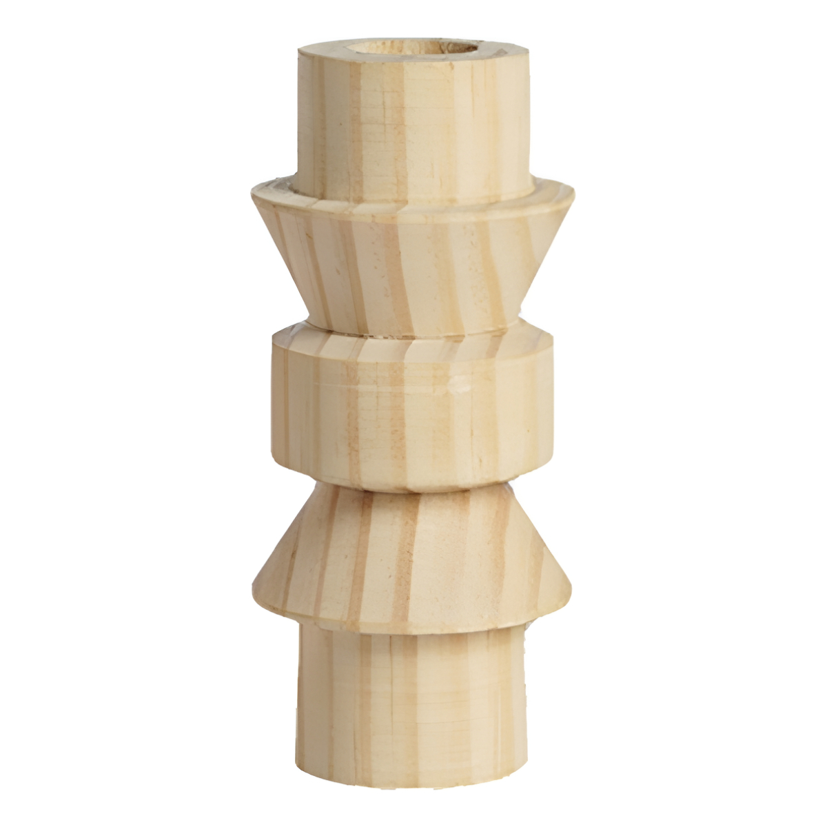 Soporte Candelabro Madera Decorativos Portavela Escandinavo - Imagen 1