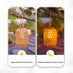 Lampara Farol Solar Colgante De Plástico Para Exteriores - Imagen 7