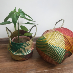 Cesto De Fibra Natural Canasto Decoración Multiuso Xxl - Imagen 5