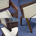 Silla Boho Con Apoyabrazos Para Interiores Living Comedor - Imagen 5