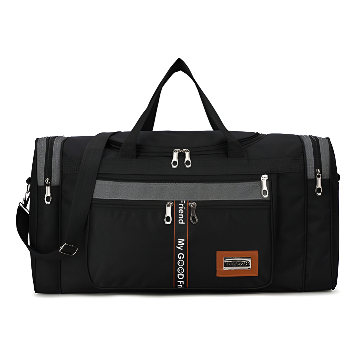 Bolso De Viaje Deportivo Reforzado 6 Bolsillos 50x24x31 Cm - Imagen 1