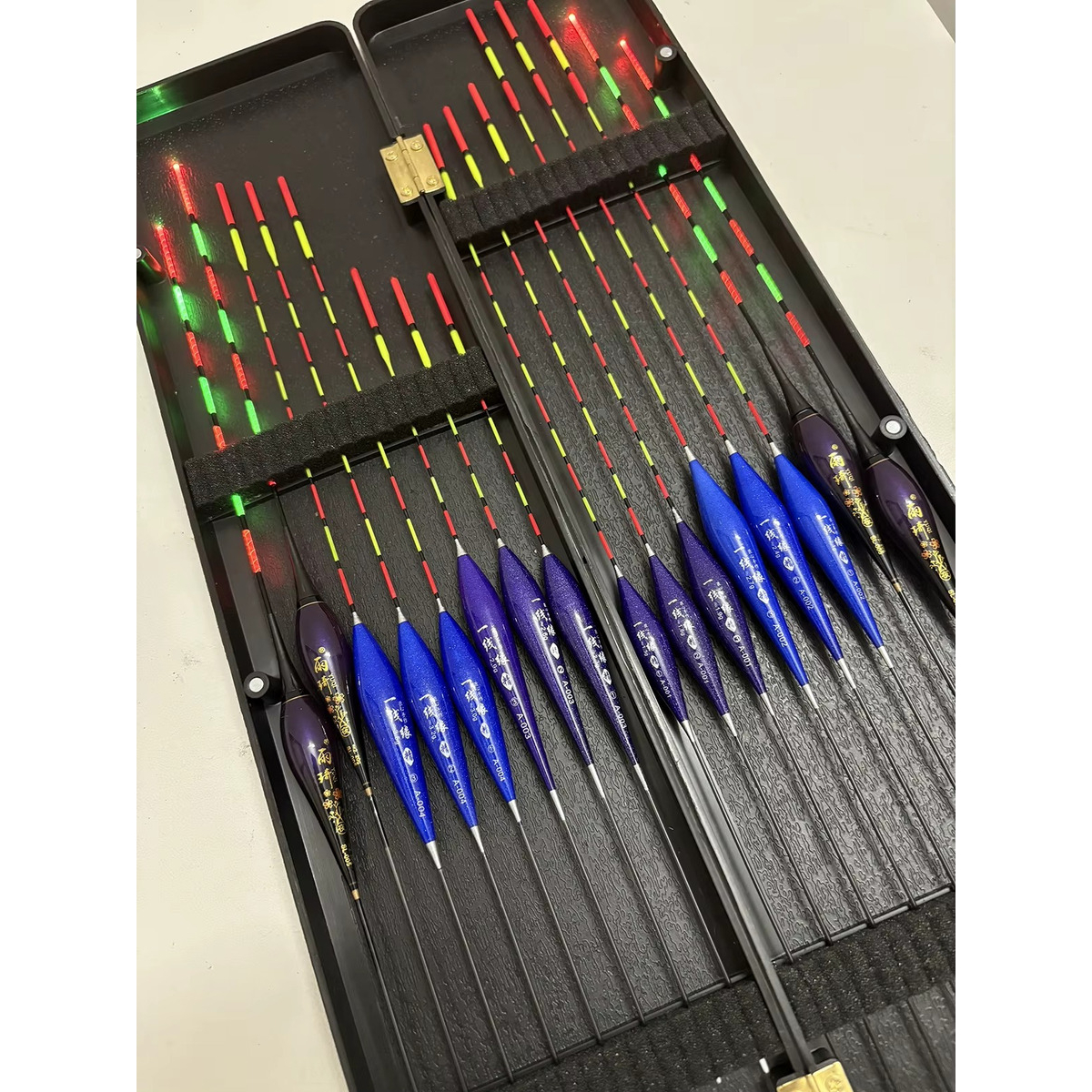 Set 16 Boyas Flotadores Kit Pesca Luminoso Alta Visibilidad - Imagen 4