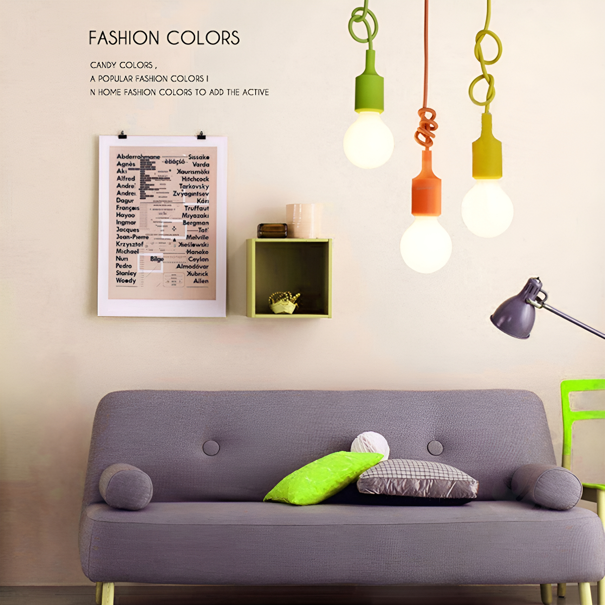 Colgantes Moderno Silicona Cable Textil 1mt Apto Led Vintage - Imagen 42