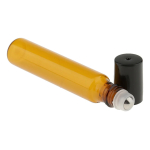 Frasco Vidrio Ambar 9ml Con Roll On Metal X 10 Unidades - Imagen 3