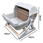 Arenero Para Gatos Autolimpiante Giratorio Con Tamiz - Imagen 2