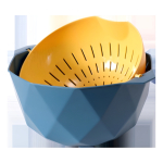 Practico Bowl Colador Moderno Diseño Doble Capa Multifuncion - Imagen 9