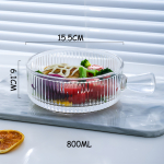 Plato Hondo Estilo Cazuela Copetin Vidrio Con Asa 15cm - Imagen 28