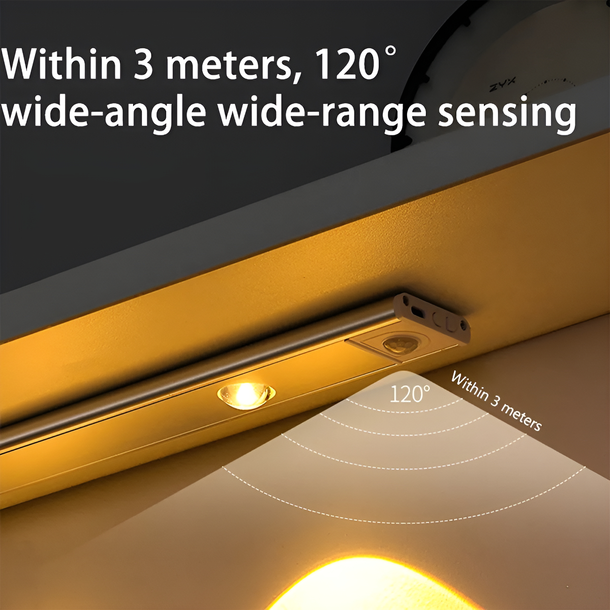 Tira De Luz Led Rígida Recargable Usb Regulable - 50cm - Imagen 2