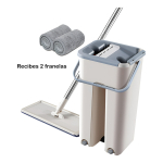 Mopa Secado Rápido Con Balde Escurridor Y Trapeador X2 - Imagen 2