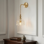 Lámpara Pared Cristal Lujo Estilo Nórdico Led Decorativa - Imagen 4