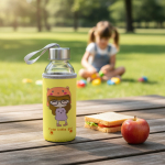 Botella De Agua De Vidrio Con Funda De Neopreno 300ml - Imagen 3