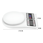 Balanza Cocina Digital 10 Kilos Precisión + 2 Pilas Aa - Imagen 2