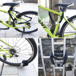 Cadena Eslabón Para Moto Bici Linga Forrada Con Candado - Imagen 3