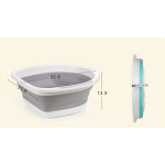 Colador De Silicona Plegable Lava Vegetales Frutas Cocina - Imagen 2