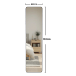 Espejo De Pie O Pared Cuerpo Completo Decoración 150 X 40 Cm - Imagen 2