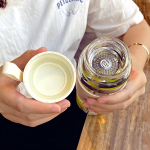 Botella Reutilizable Para Agua Con Filtro Vidrio - 340ml - Imagen 2