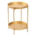 Mesa Doble Nórdica Auxiliar De Hierro Chica - Imagen 7