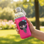 Botella De Agua De Vidrio Con Funda De Neopreno 300ml - Imagen 15