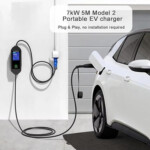 Cargador Portátil De Auto Eléctrico Tipo 2 Con Schuko 32a - Imagen 3