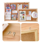 Pizarra De Corcho 60x90 Cm Para Pared Marco Madera - Imagen 5