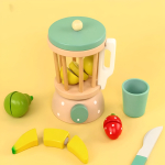 Juego Simulación Licuadora De Madera Con Frutas Para Cortar - Imagen 5