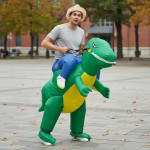 Disfraz Inflable Adulto Dinosaurio Fiestas Halloween - Imagen 3