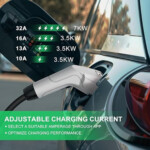 Cargador Portátil De Auto Eléctrico Tipo 2 Con Schuko 32a - Imagen 4