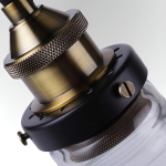 Lampara Para Techo Colgante Vidrio Vintage Floron - Imagen 7