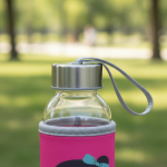 Botella De Agua De Vidrio Con Funda De Neopreno 300ml - Imagen 13