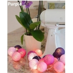 Guias Luces Cotton Ball Con Forma Esfera Led 3 Metros Guia - Imagen 37