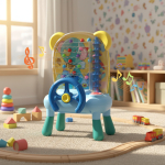 Juguete Volante Estilo Pinball Para Niños Música Ajustable - Imagen 4