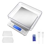 Balanza Digital Precision Cocina Bolsillo Joyero Carga Usb - Imagen 2