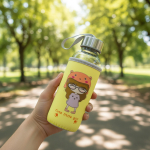 Botella De Agua De Vidrio Con Funda De Neopreno 300ml - Imagen 5