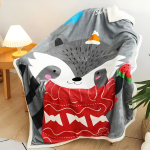 Manta Frazada De Cama Para Niños Infantil Peluche 90 X 130 - Imagen 2
