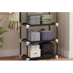 Perchero Organizador Con Estantes Y Barra Para Ropa - Imagen 5