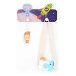 Perchero Colgante De Pared Infantil Astronautas Decorativo - Imagen 5