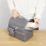 Lunchera Lonchera Bolso Térmico Con Bolsillo Externo - Imagen 13