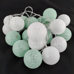 Guias Luces Cotton Ball Con Forma Esfera Led 3 Metros Guia - Imagen 9