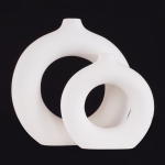 Florero Decorativo Circular De Cerámica Moderna Mediano - Imagen 8