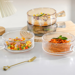 Plato Hondo Estilo Cazuela Copetin Vidrio Con Asa 15cm - Imagen 20