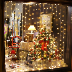 Lluvia De Luces Cortina Led 3x3 Mt P/ Bodas Fiestas Luz Guía - Imagen 5