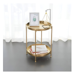 Mesa Doble Nórdica Auxiliar De Hierro Chica - Imagen 9