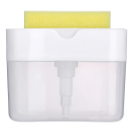 Soporte + Esponja Lava Platos Dispensador Detergente Jabón - Imagen 14